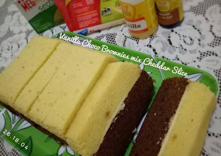 Vanilla Choco Brownies