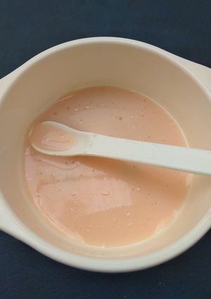 Foto resep MPASI 6 bulan menu tunggal puree udang
