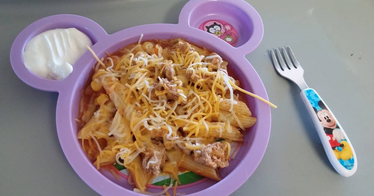 Turkey noodle salsa caboodle Recipe by LottieStar Cookpad