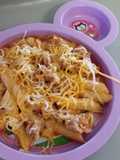 Turkey noodle salsa caboodle