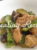 Macrobiotic Kurumabu and Vegetables Broiled in Sweet Miso