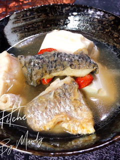 蔬果鱸魚豆腐湯 的食譜成品照片