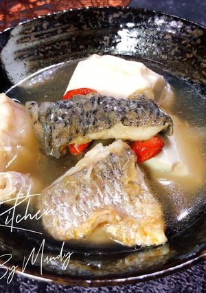 蔬果鱸魚豆腐湯 的食譜成品照片