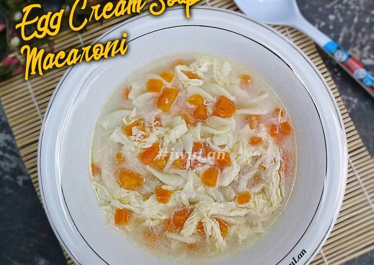 Egg Cream Soup Macaroni