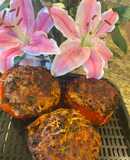 Stuffed bell peppers with ground beef rice(Ớt chuông nhồi cơm thịt bò xay)