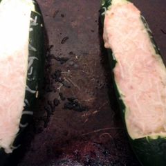 A picture of Italian Stuffed Zucchini.