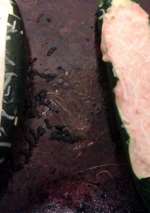 A picture of Italian Stuffed Zucchini.