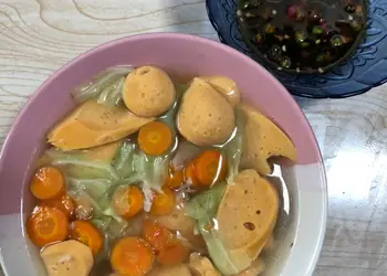 Resep Unik Sayur sup sosis sambal kecap Sedap Nikmat