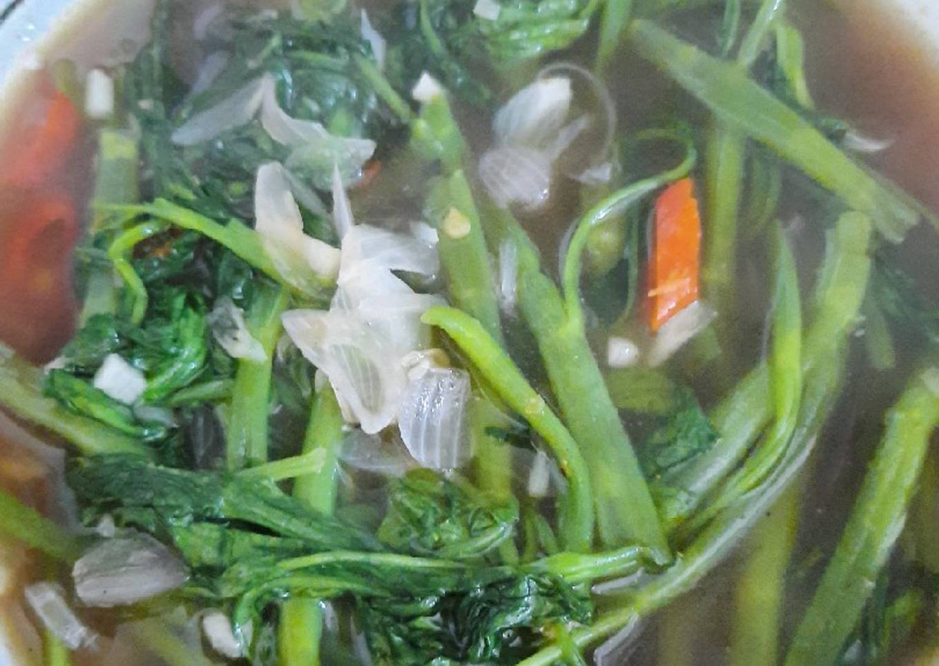 7. Kangkung pedas saos tiram super simple