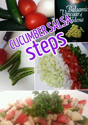 A picture of Cucumber Salsa.