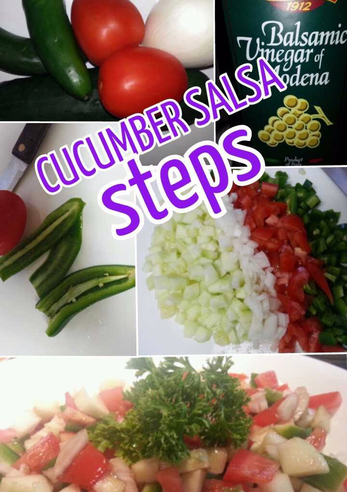 A picture of Cucumber Salsa.