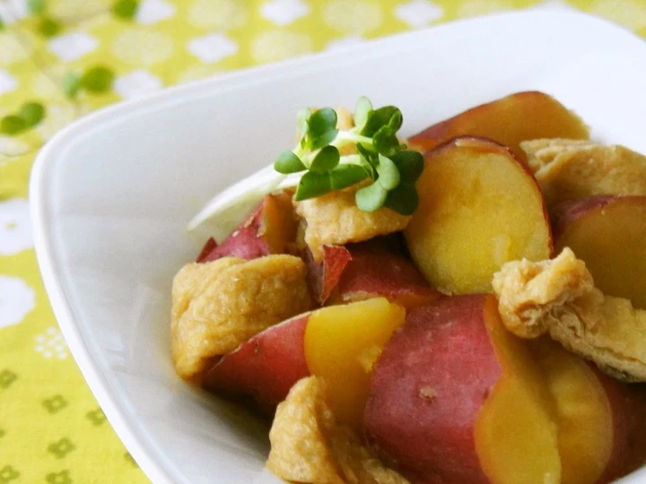 Recipe Stewed Sweet Potatoes and Deep-Fried Tofu the Can Spoil the Tongue Really delicious
