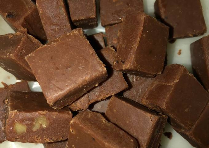 Recipe of Homemade Creamy Dreamy Fudge