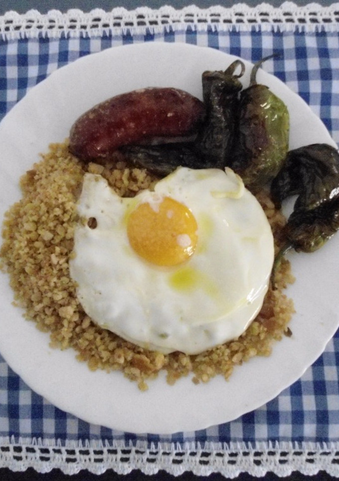 Una foto de Migas caseras