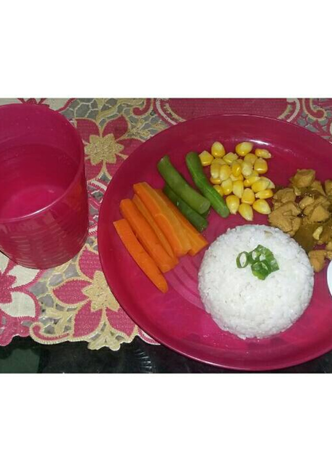 Foto resep MP Asi Nasi Sayuran Ayam Kecap
