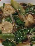 Pot Sticker & Bok Choy Soup