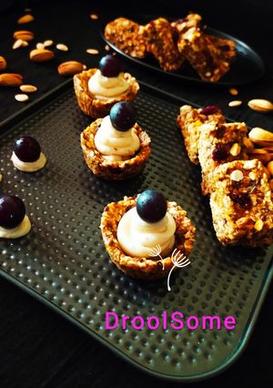 வால்நட் யோகட் உடன் நியூட்ரி பார் (Walnut yogurt nutri bar recipe in tamil) செய்முறை முக்கிய புகைப்படம்