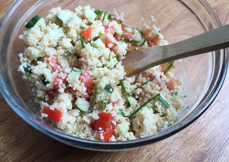 Recipe of Super Quick Homemade Moms Cous Cous Salad