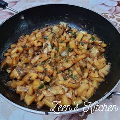 A picture of Zeera Aloo.