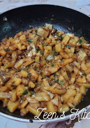 A picture of Zeera Aloo.