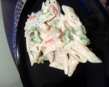 Easy Cooking Recipe Creamy Chicken Alfredo Savory Delicious