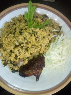 A picture of Moringa couscous.