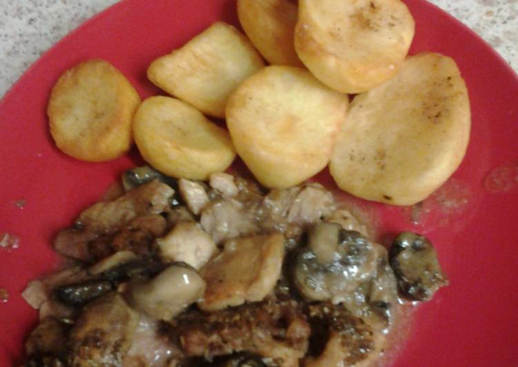 My Braised Garlic Chicken and Pork  😁