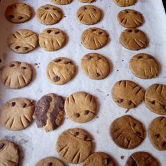 A picture of Bumblies cookies #Bakingforkids.