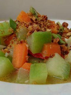 A picture of Hairy Gourd With Dried Shrimp.