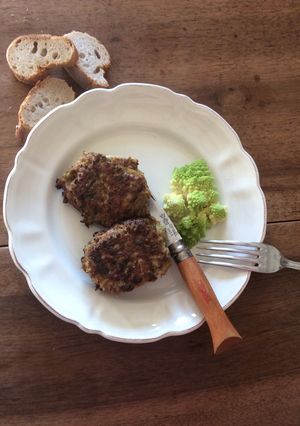 Une photo de Galette de Romanesco au Paprika