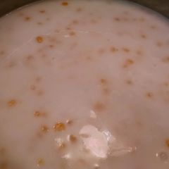 A picture of Ginataang Mais (Filipino Rice Pudding with Corn).