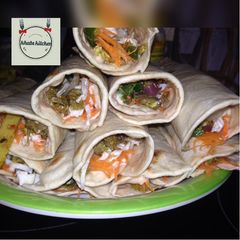 A picture of Simple shawarma.
