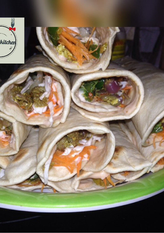 A picture of Simple shawarma.