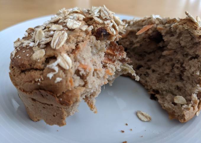 GF Apple, Carrot, Walnut & Date Muffins