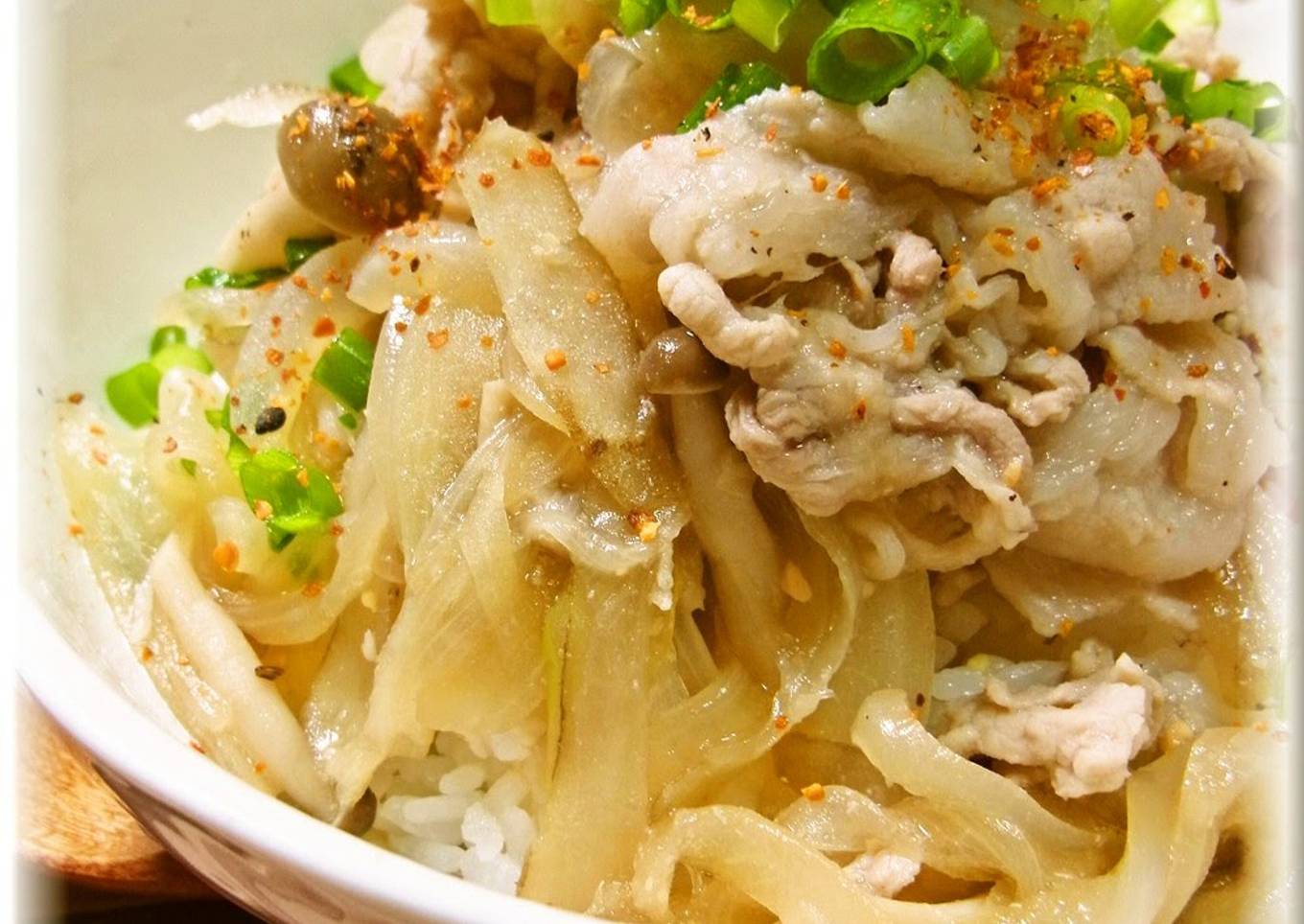 Burdock & Pork Miso Rice Bowl
