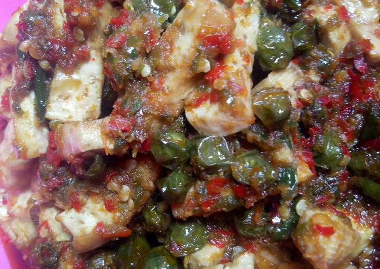 Bagaimana Membuat Sambel tahu lumai(leunca) 😋😋 Anti Gagal