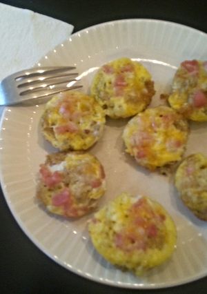 A picture of Egg "Muffins".