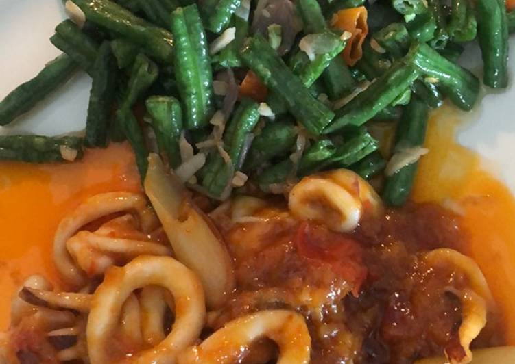 Recipe: Appetizing Cumi saus padang