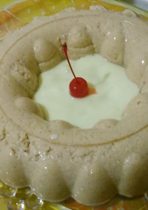 Una foto de Postre light de gelatina con manzana