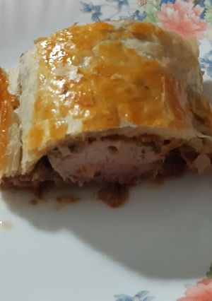 Una foto de Solomillo Wellington, versión económica