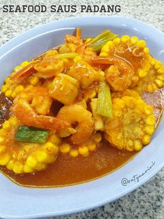 Foto resep Seafood Saus Padang ala kaki lima