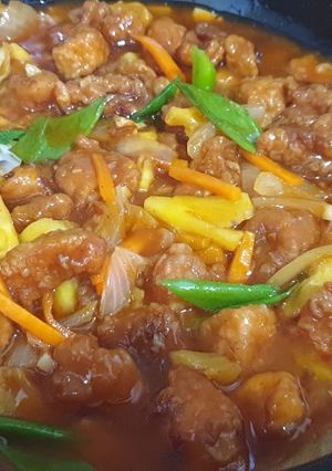 Foto resep Ayam asem manis