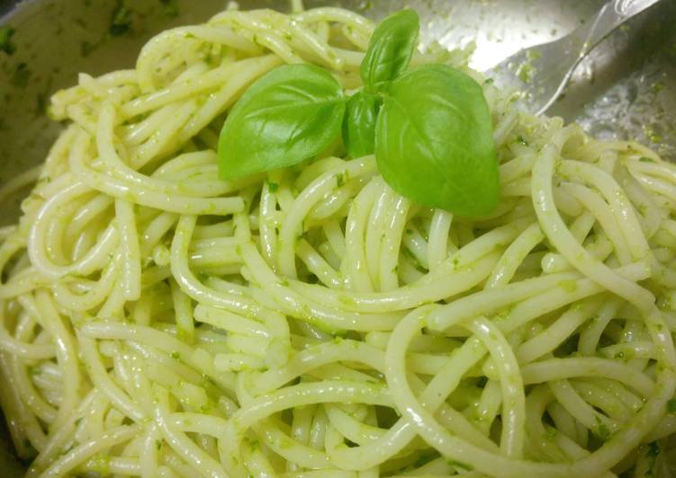 Recipe of Super Quick Homemade When you love pesto&pasta