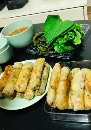 Hình của món Bánh đa nem.