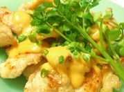 A picture of honey ketchup chicken