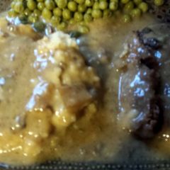 Crockpot Salsbury Steak A picture of Crockpot Salsbury Steak.