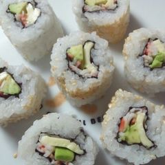 A picture of Mini California Roll.
