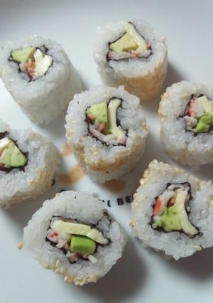 A picture of Mini California Roll.