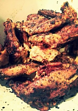 A picture of Trav's Lemon Pepper Wings.