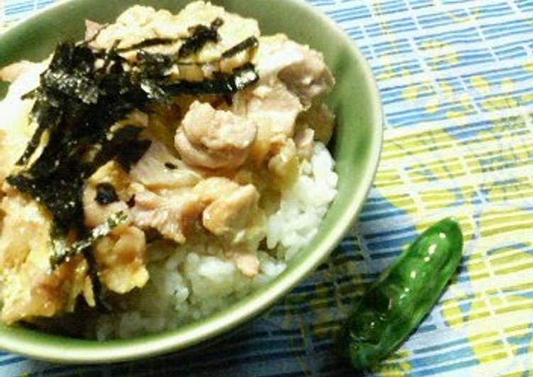 Our Family's 'Oyako-don' Chicken and Egg Rice Bowl